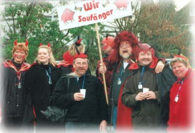 Im Saufang ist der Teufel los ...